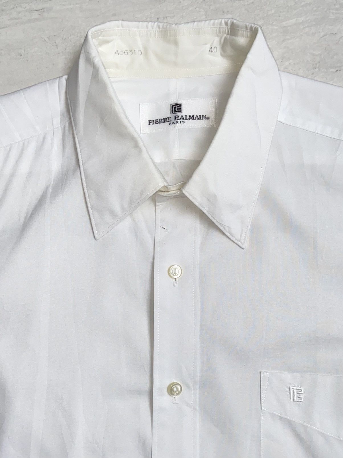 Pierre Balmain PIERRE BALMAIN White Shirt Size US M / EU 48-50 / 2 - 4 Thumbnail