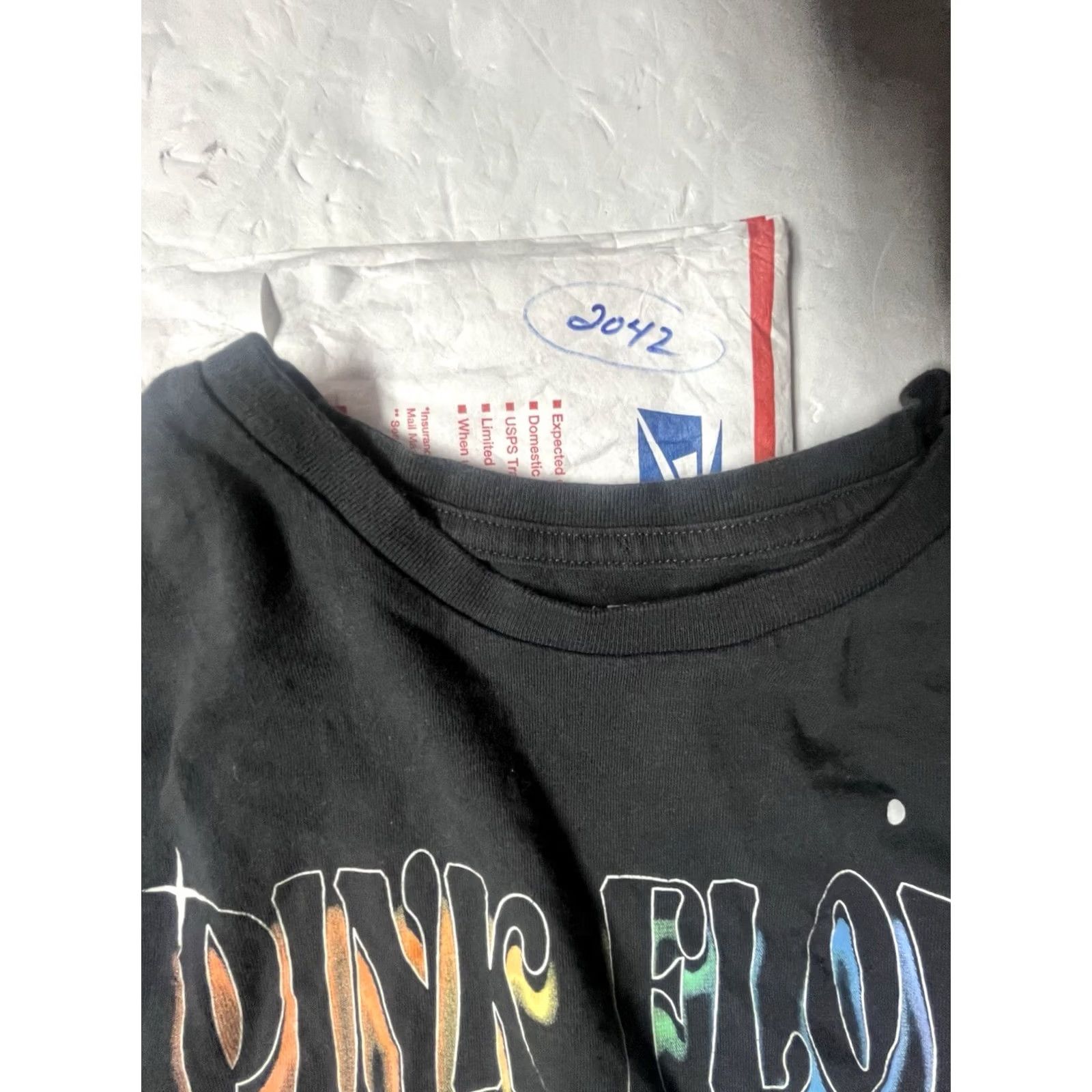 Vintage Pink Floyd T-Shirt Black Dark Side Moon 1972-73 World Tour Sz XS Size US XS / EU 42 / 0 - 6 Thumbnail