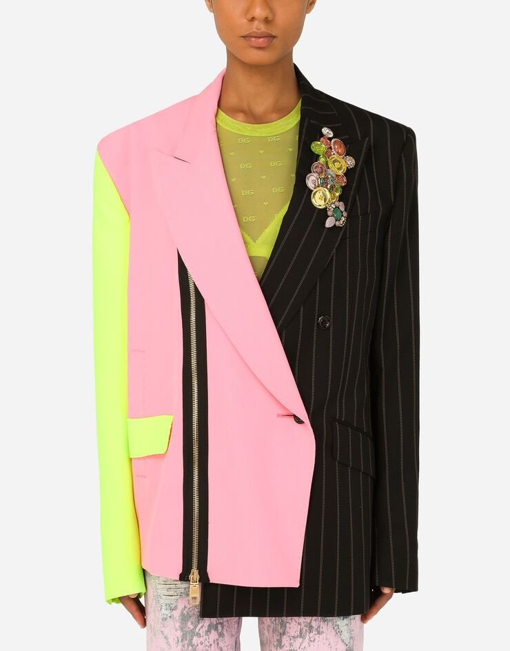 Dolce & Gabbana o1y0825 Blazer in Multicolor Size M / US 6-8 / IT 42-44 - 2 Thumbnail