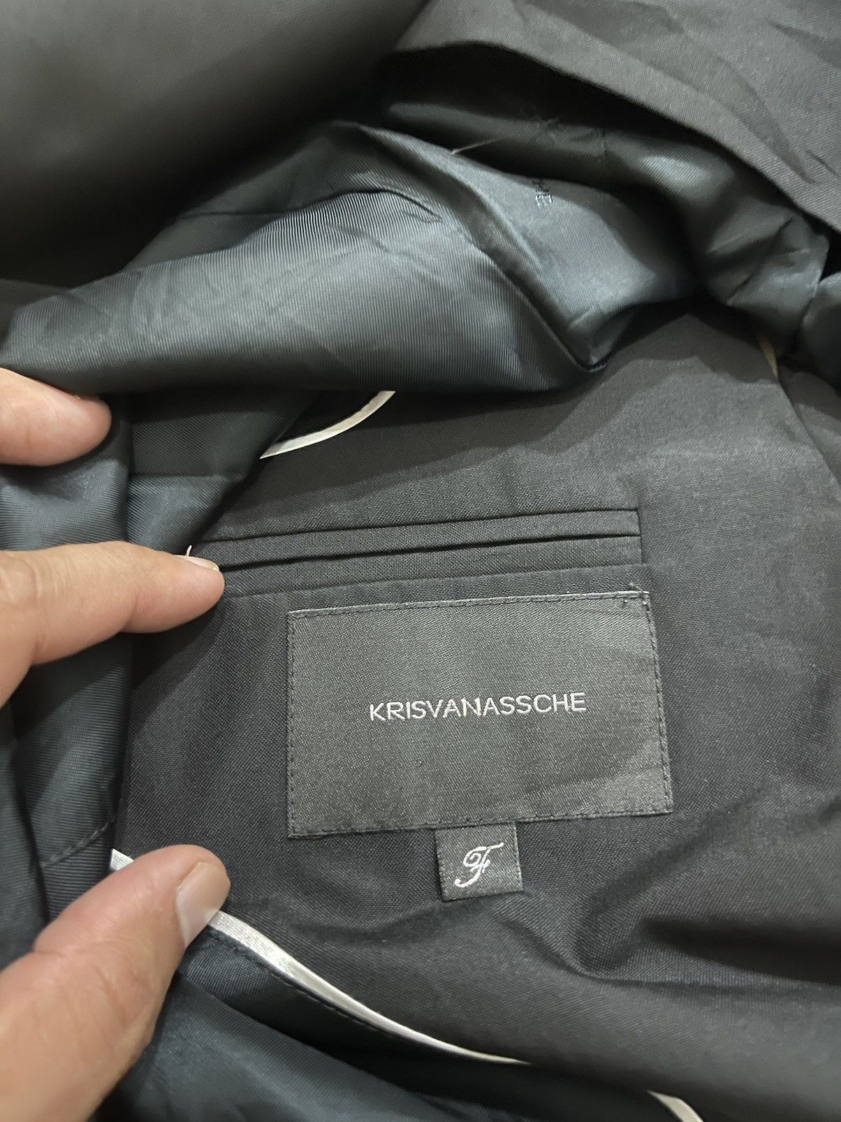 Kris Van Assche KRISVANASSCHE BLACK COAT Size US S / EU 44-46 / 1 - 4 Thumbnail
