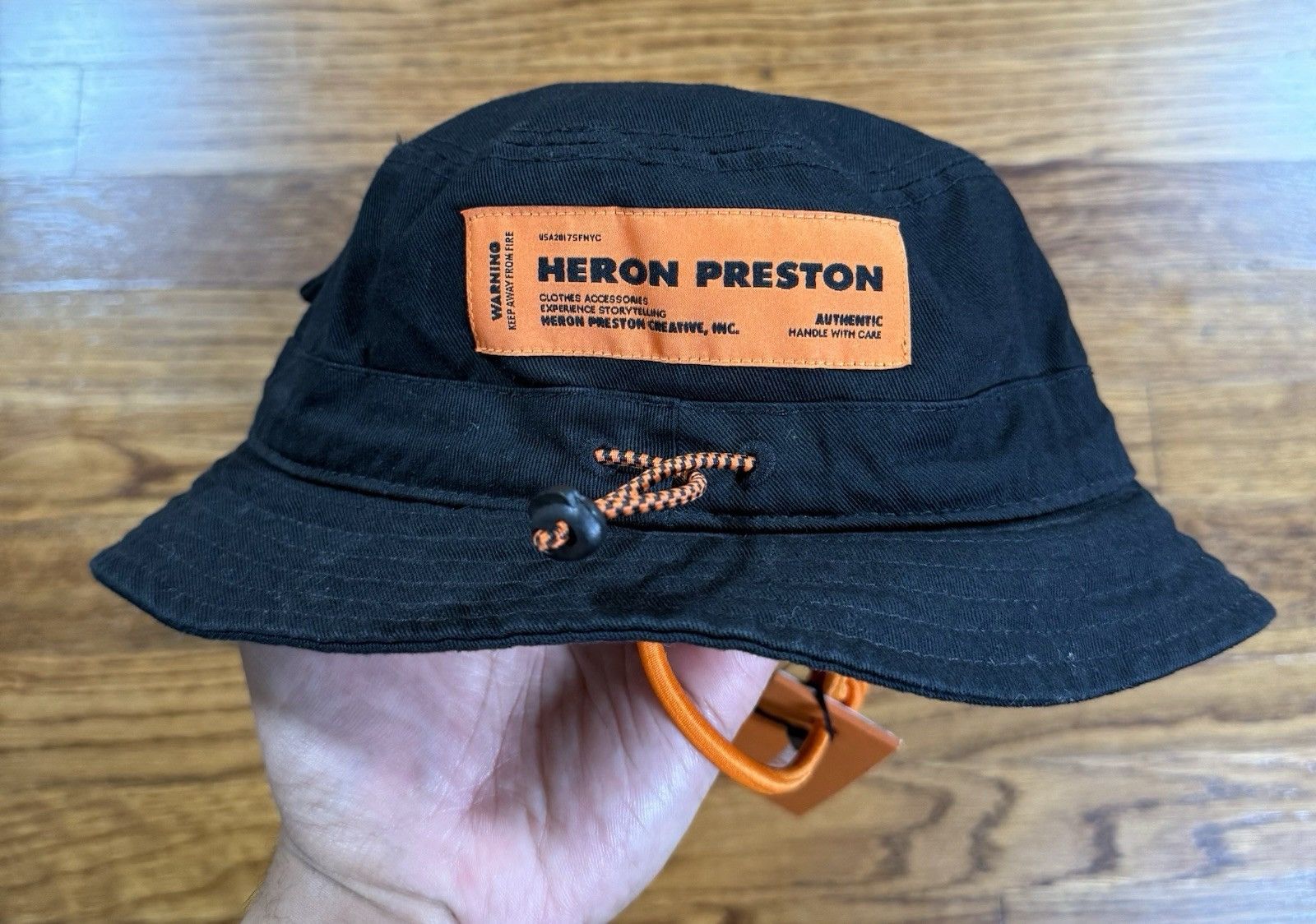 Heron Preston Heron Preston Twill Bucket Hat Black Adult Size S/M NWT Size ONE SIZE - 2 Thumbnail