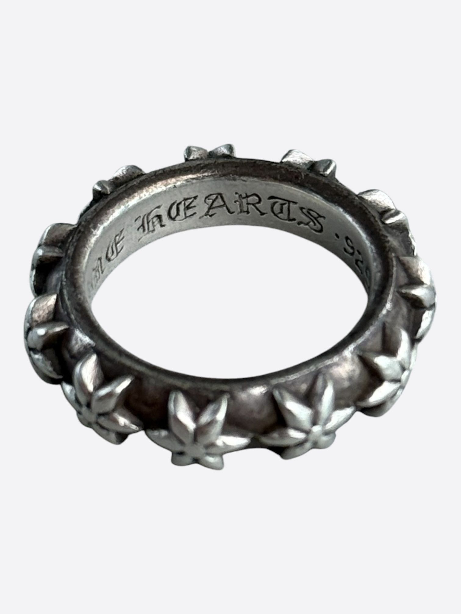 Chrome Hearts Chrome Hearts Silver Star Band Ring Size ONE SIZE - 6 Thumbnail