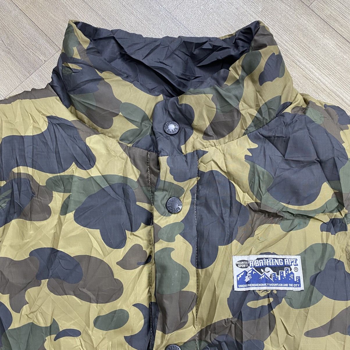 Bape 1st Bape A Bathing Ape Reversible Camo Down Vest Size US L / EU 52-54 / 3 - 4 Thumbnail