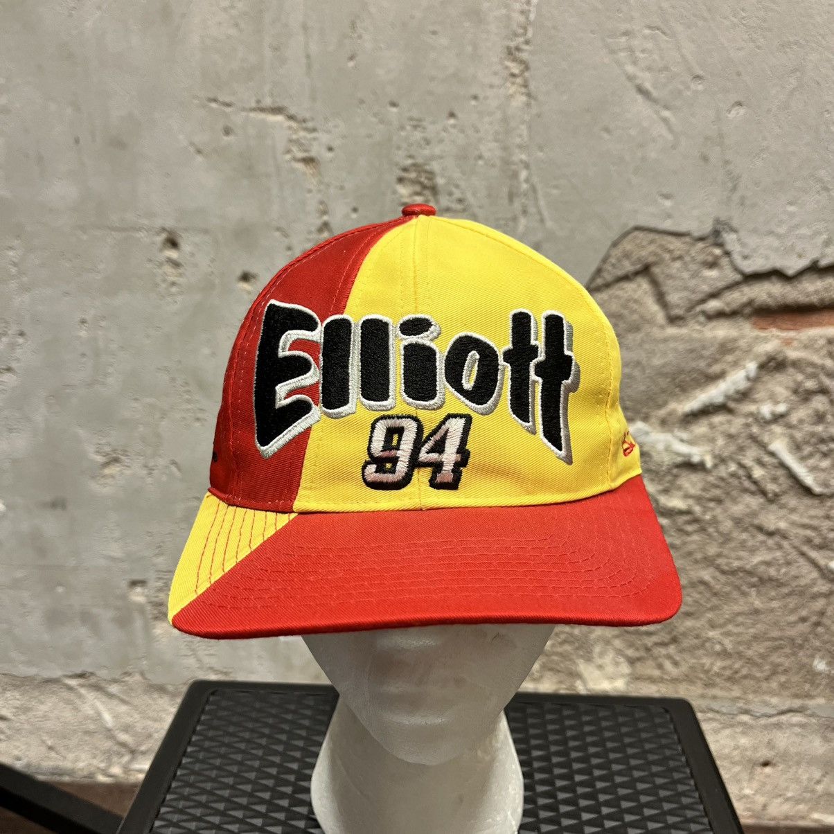 Vintage Vintage 90s NASCAR Bill Elliott McDonalds Racing Team Hat 