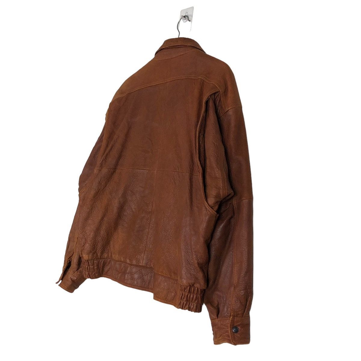 Vintage 🔥VINTAGE FLY BIKER LEATHER JACKET ZUFOLO JAPAN Size US L / EU 52-54 / 3 - 10 Thumbnail