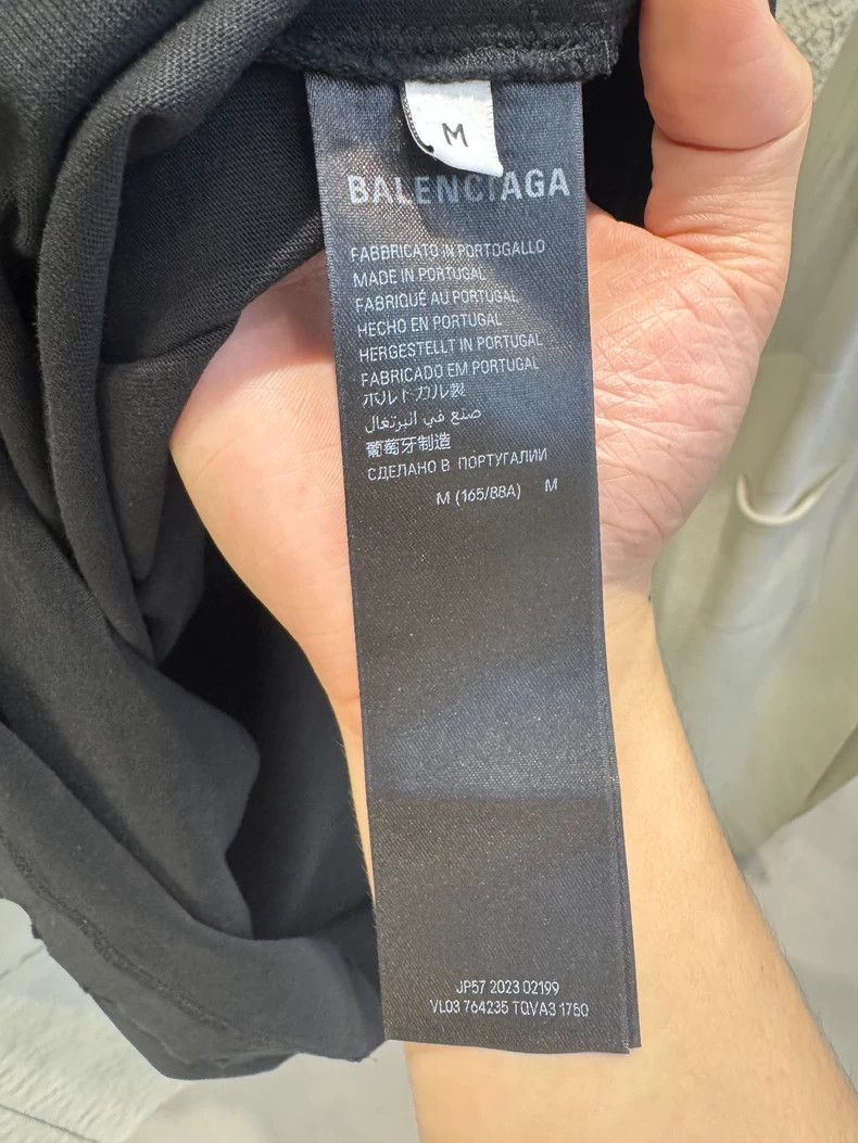 Balenciaga Balenciaga SS24 Letter Print Loose Fit Round Neck Short Sl Size US M / EU 48-50 / 2 - 4 Thumbnail