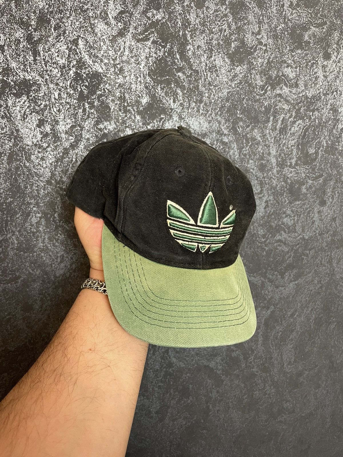 Adidas × Vintage Vintage Adidas Old Dad Hat Cap logo embroidered y2k faded Size ONE SIZE - 1 Thumbnail