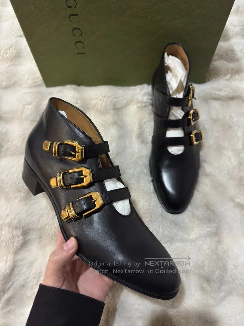 Gucci Guicci Leather Shoes Boots Size US 10 / EU 43 - 1 Thumbnail