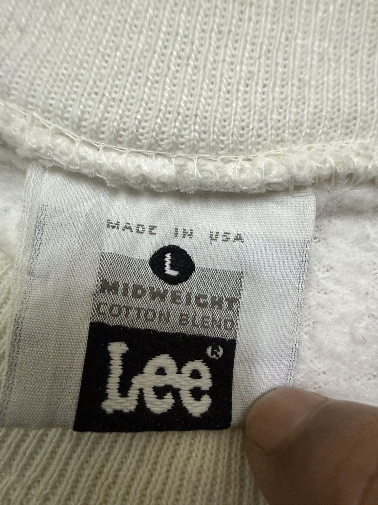 Lee Vintage 90s Lee Made in Usa Biglogo Sweatshirt Size US M / EU 48-50 / 2 - 8 Thumbnail
