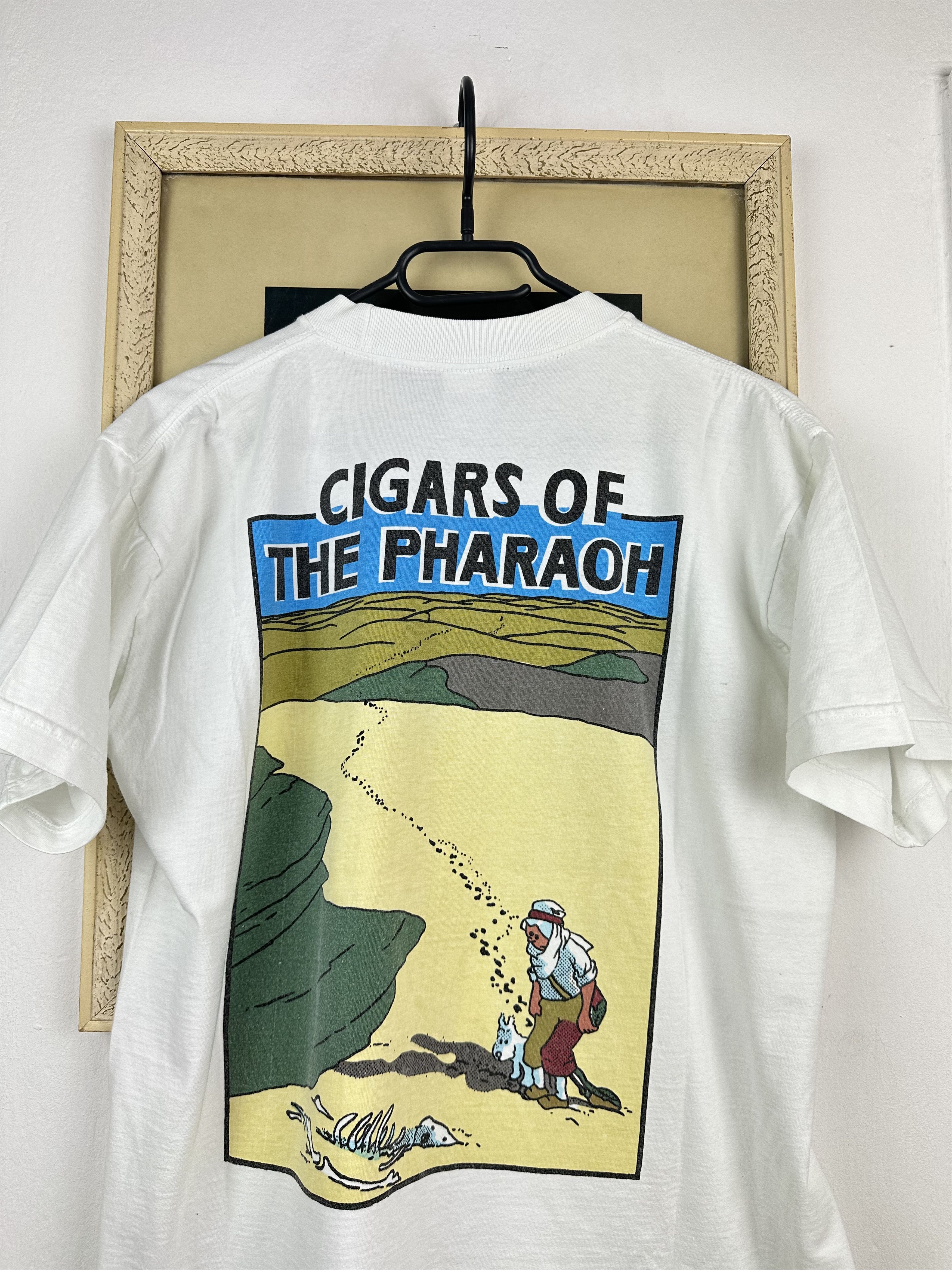 Cartoon Network × Vintage Vintage Adventures Tintin Cigaras Pharaon Shirt Tee Rare Size US L / EU 52-54 / 3 - 2 Thumbnail