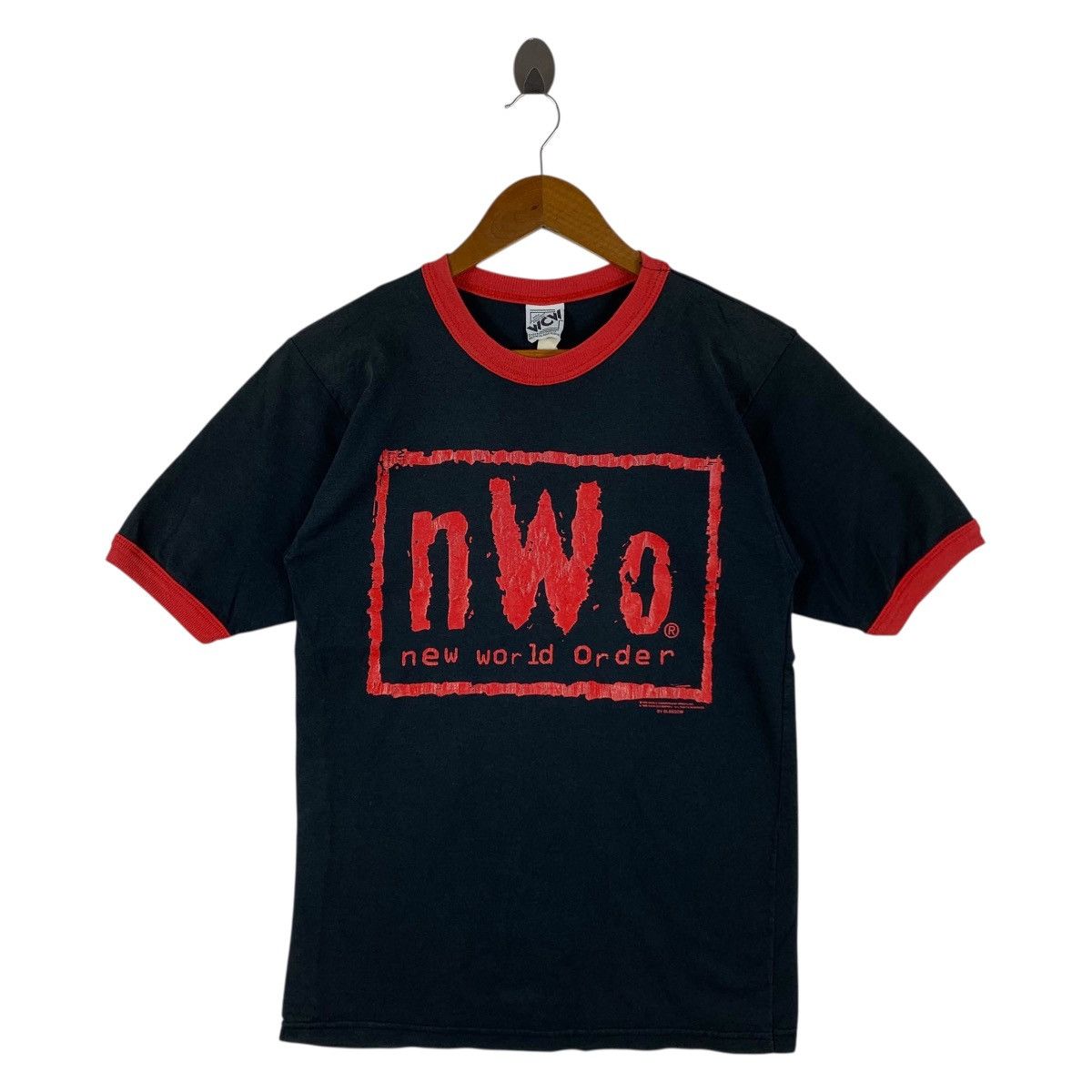 WCW/nWo Vintage 1998 nWo Wolfpac WCW Wrestling Ringer Tee Size US XL / EU 56 / 4 - 1 Thumbnail