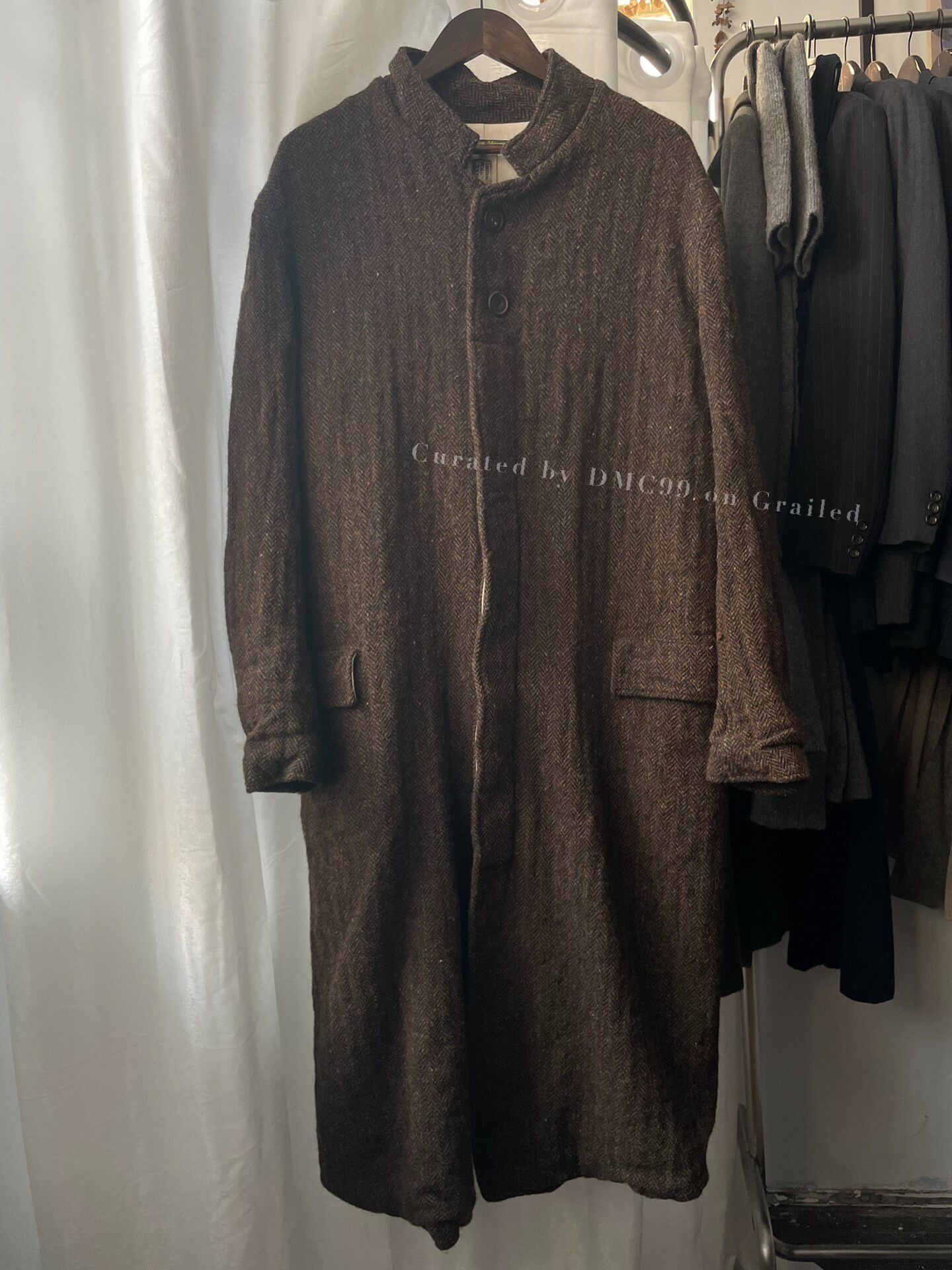 Paul Harnden Shoemakers Paul Harnden Long Mac Coat Grey | Grailed