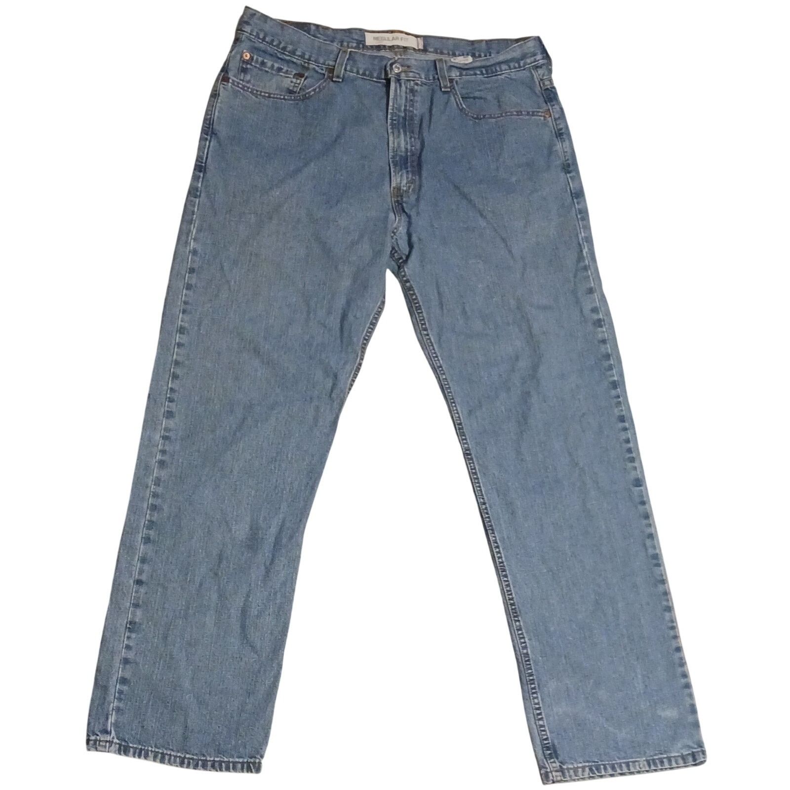 Levi's Levi's 505 Men's Regular Fit Medium Blue Wash Jeans 38Wx32L Size US 36 / EU 52 - 1 Thumbnail