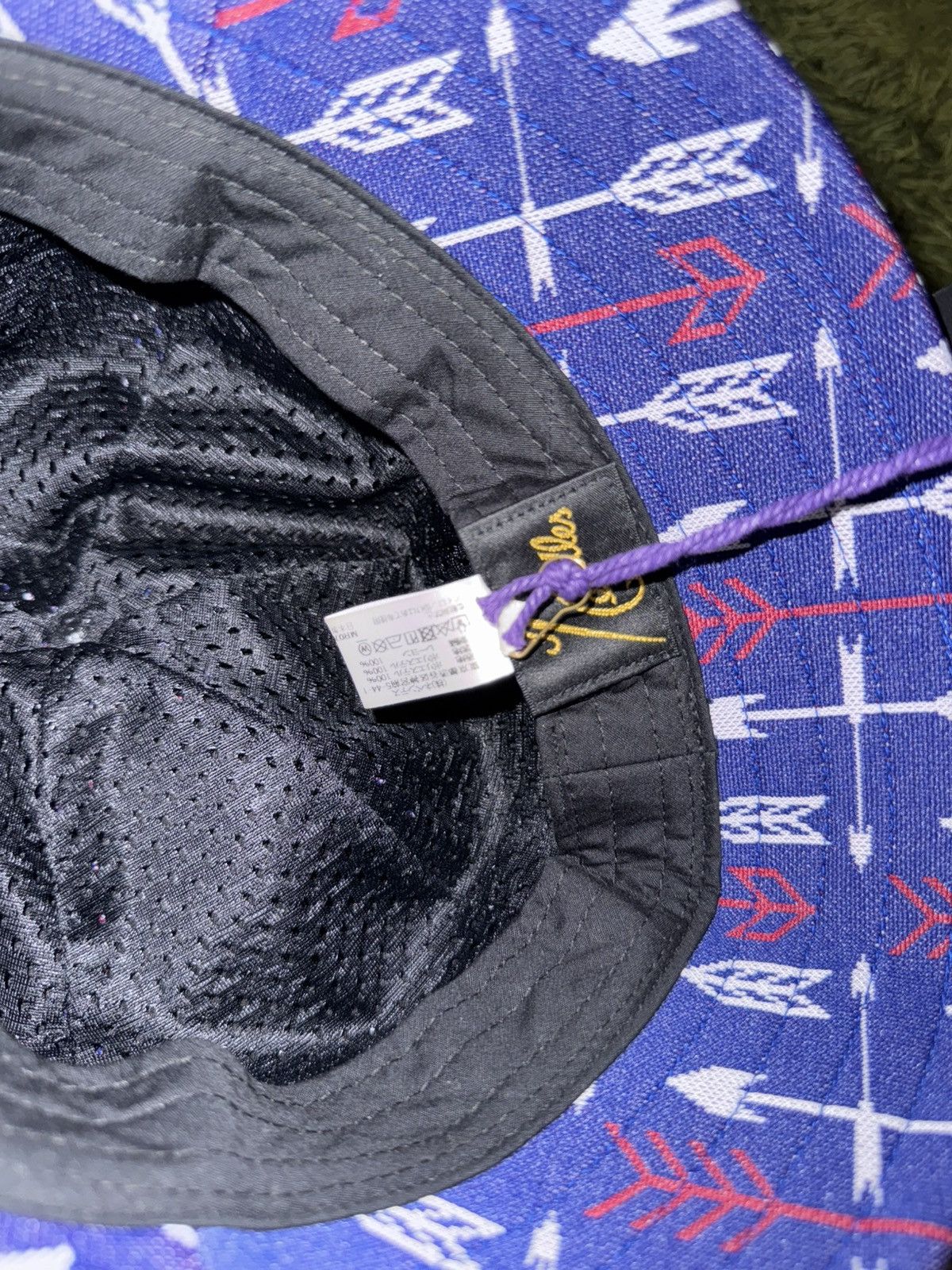 Needles [M] Needles arrow pattern poly jacquard bermuda bucket hat Size ONE SIZE - 6 Thumbnail