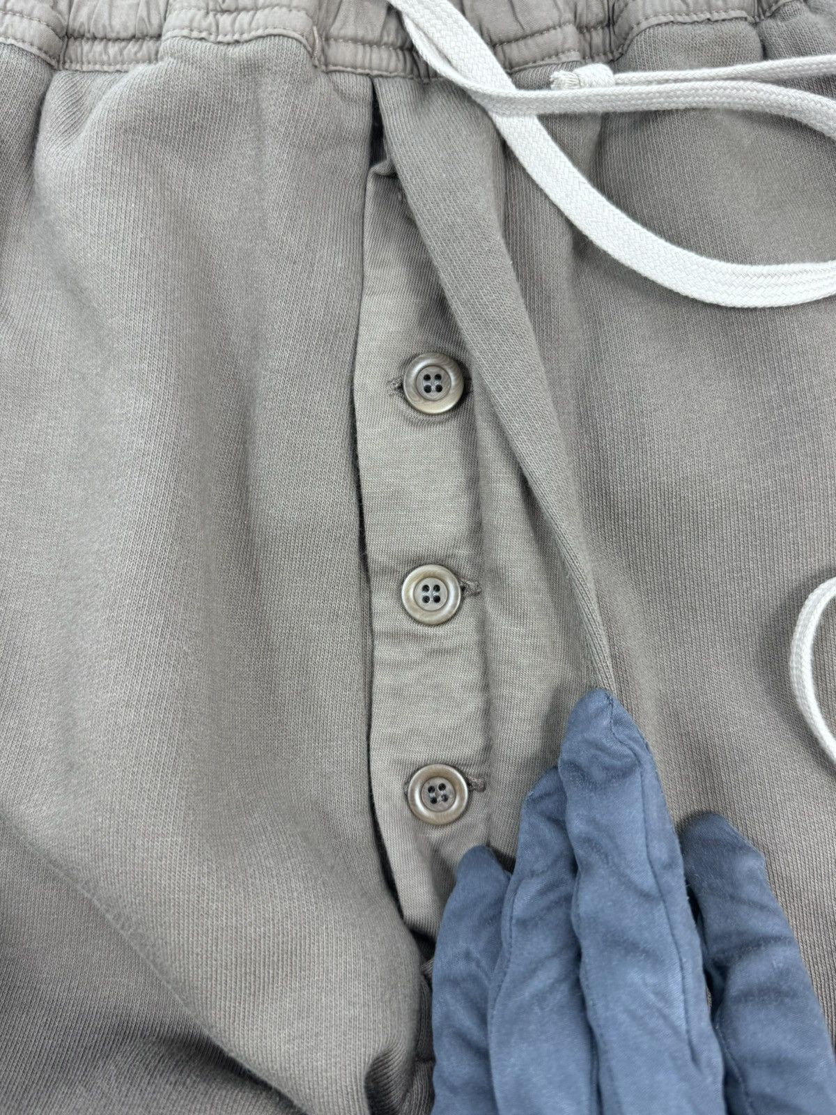 Rick Owens Drkshdw BUTTON DETAILED SWEATPANTS Size US 34 / EU 50 - 6 Thumbnail