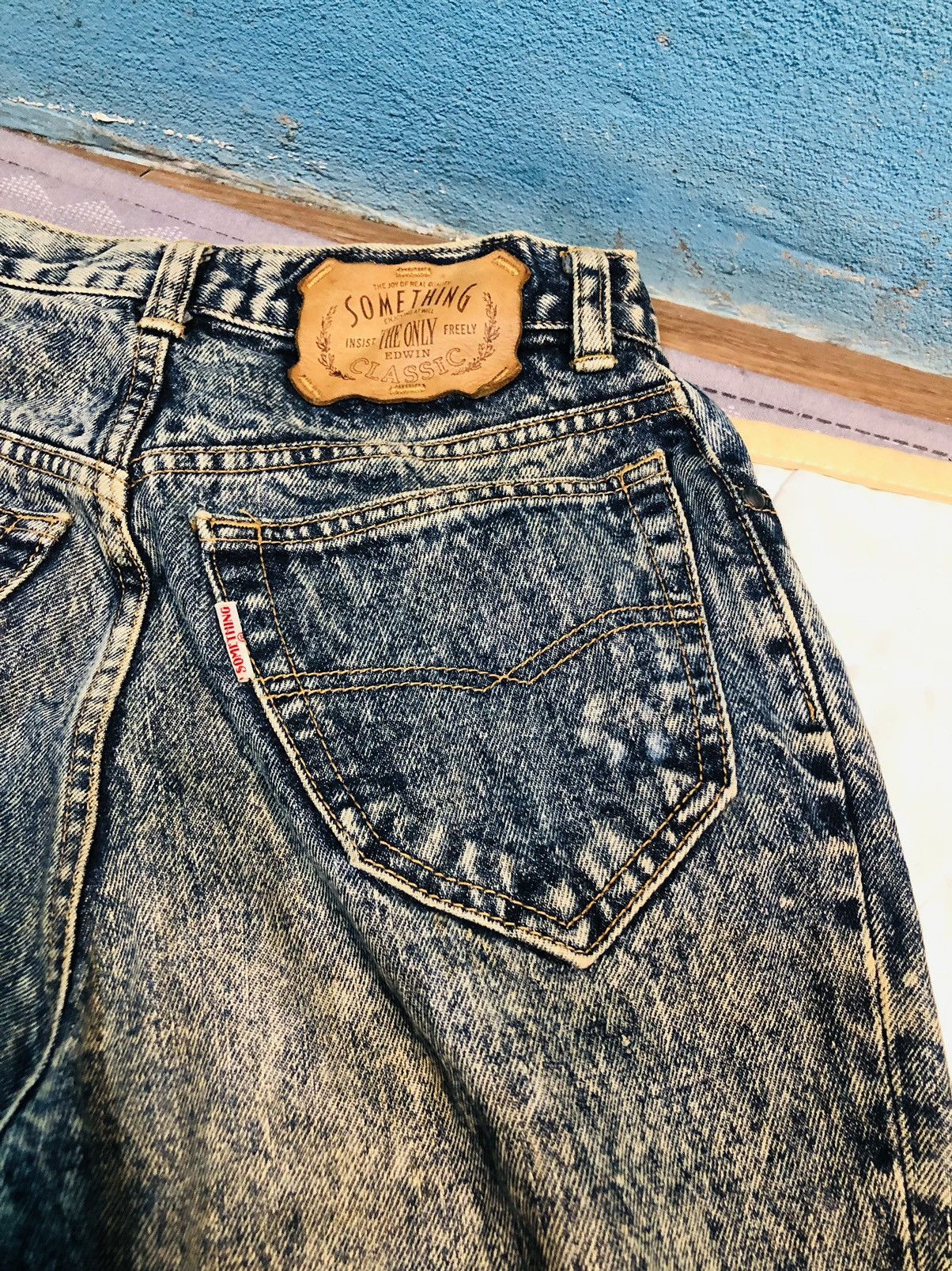 Edwin × Japanese Brand Something Ones By Edwin Jeans (10) Size US 26 / EU 42 - 15 Thumbnail