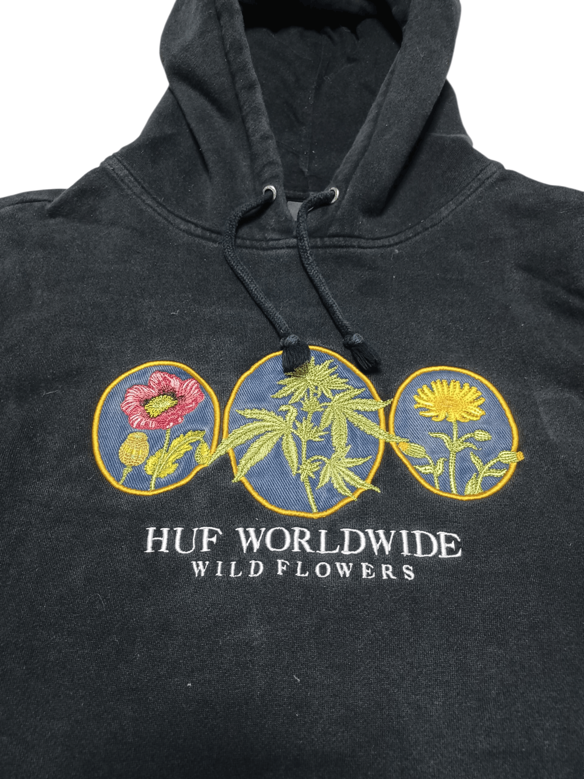 Huf HUF WORLDWIDE FLOWERS SK8 STREETWEAR HOODIE Size US M / EU 48-50 / 2 - 2 Thumbnail