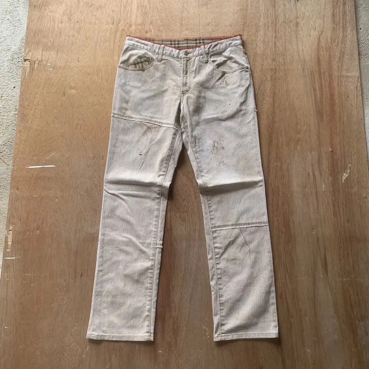 Burberry RUSTY DIRTY ‼️ BURBERRY x BLUE LABEL JEANS DESIGNERS PANTS Size US 32 / EU 48 - 1 Thumbnail