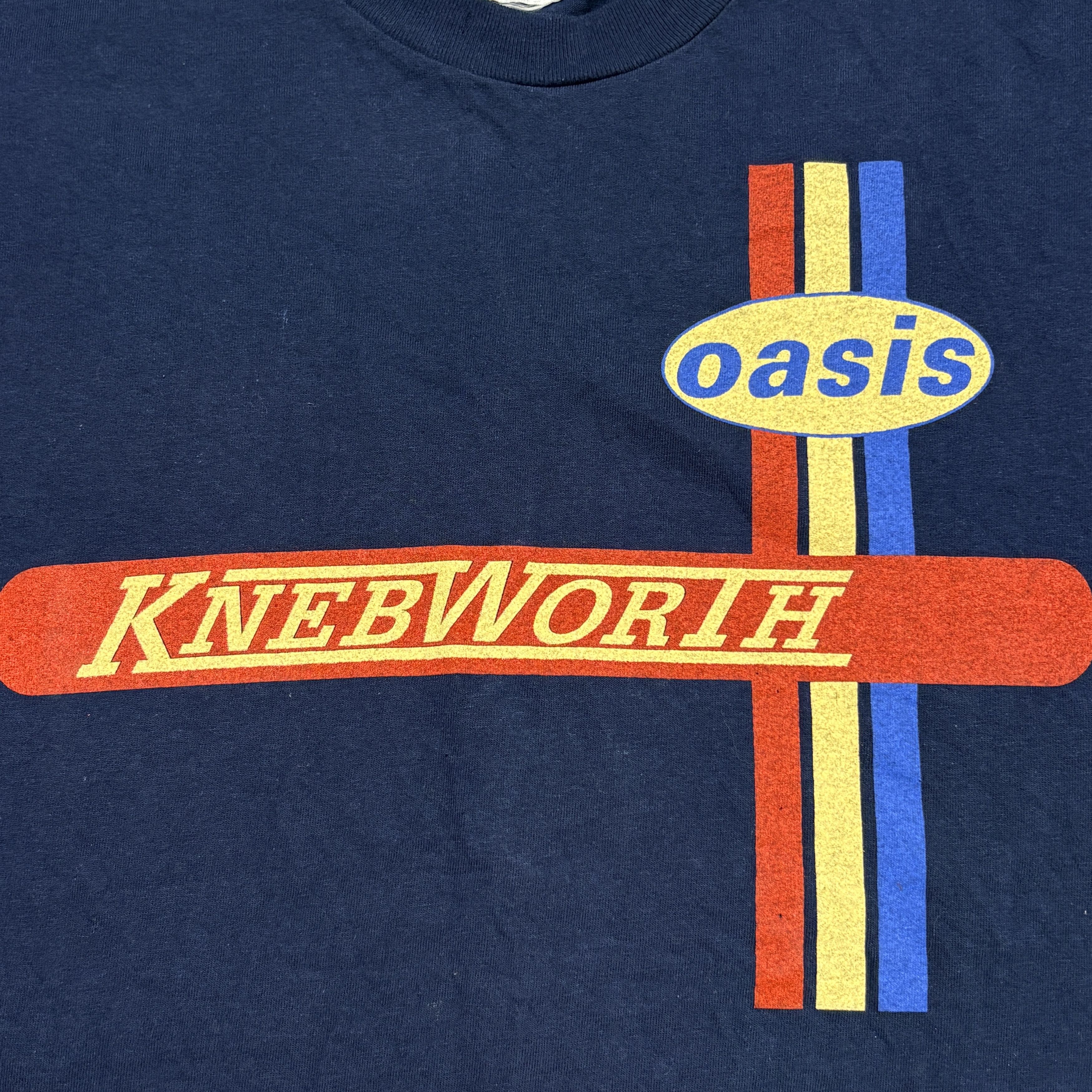 Band Tees Vintage Oasis Shirt 90s Tour Knebworth Britpop Rock Band Tee Size US XL / EU 56 / 4 - 5 Thumbnail