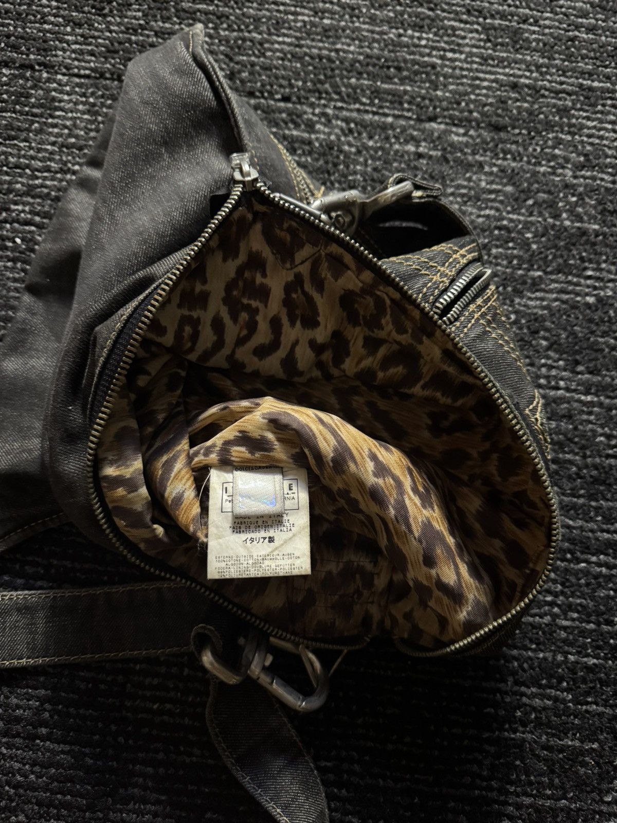 Dolce & Gabbana Vintage Dolce Gabbana Denim Messenger Bag Size ONE SIZE - 7 Thumbnail