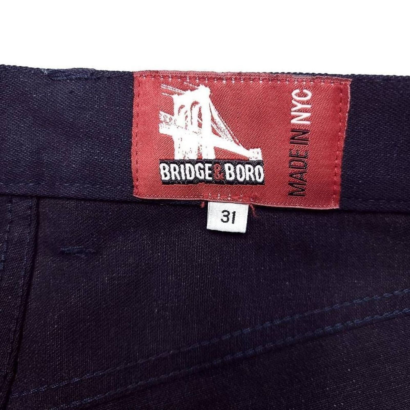 The Unbranded Brand Bridge & Boro Selvage Jeans Mens 31x29 Dark Blue USA Made Size US 31 - 15 Thumbnail