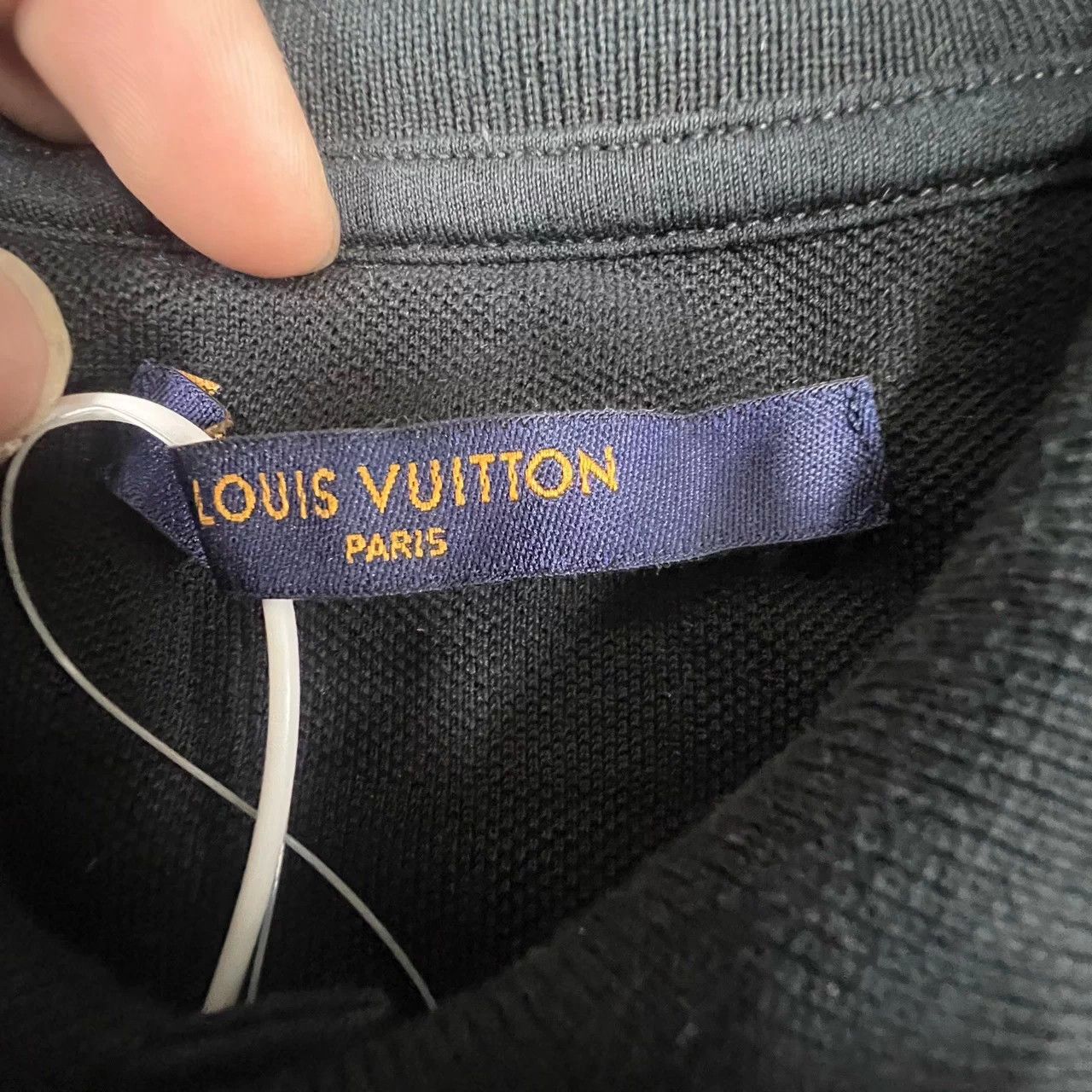 Louis Vuitton LV Black Checkerboard Polo Shirt XXL Size US XXL / EU 58 / 5 - 3 Thumbnail