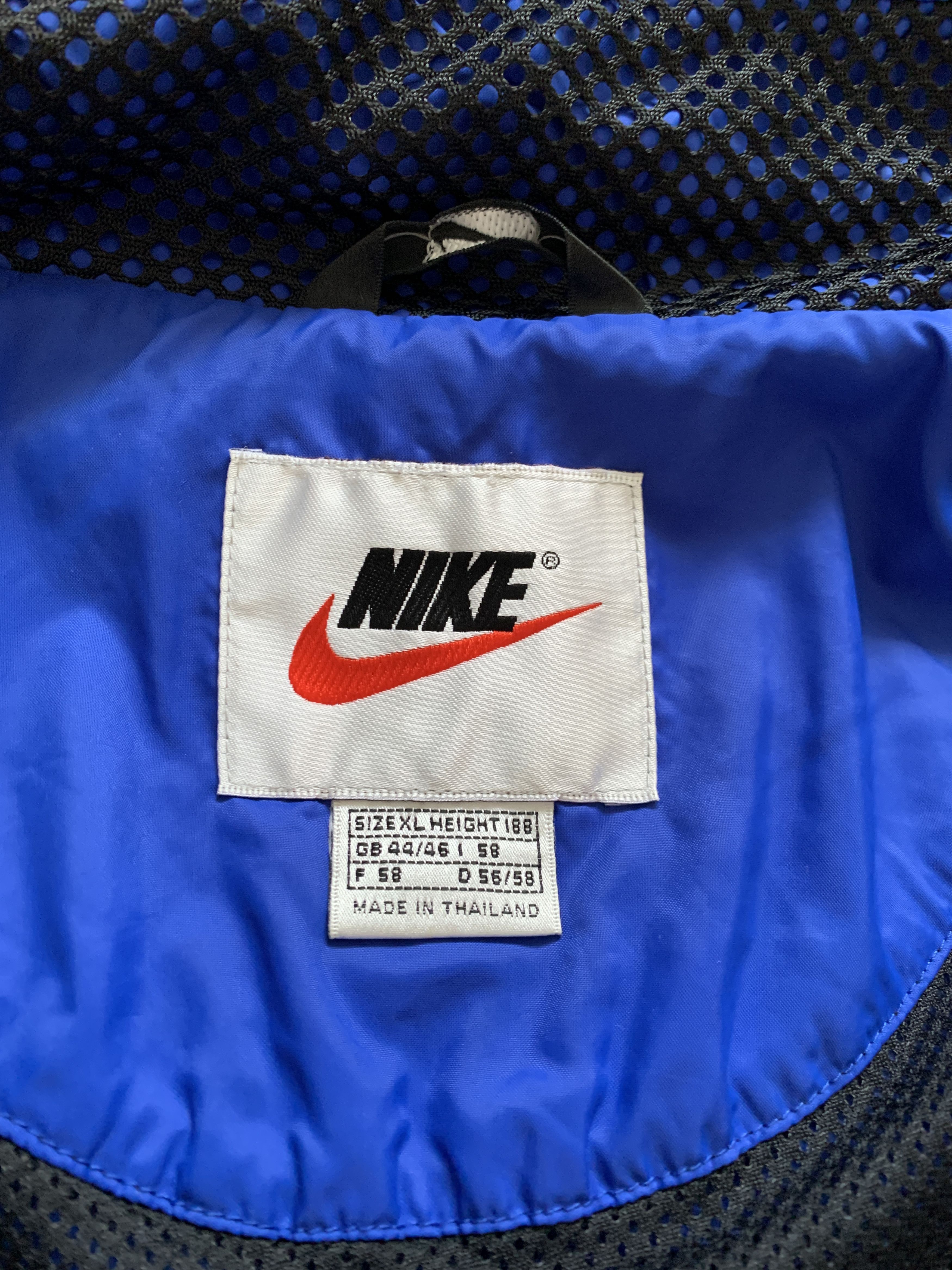 Nike × Vintage Vintage Nike Nylon Jacket Big Logo Baggy Crazy 90s Size US XL / EU 56 / 4 - 13 Thumbnail