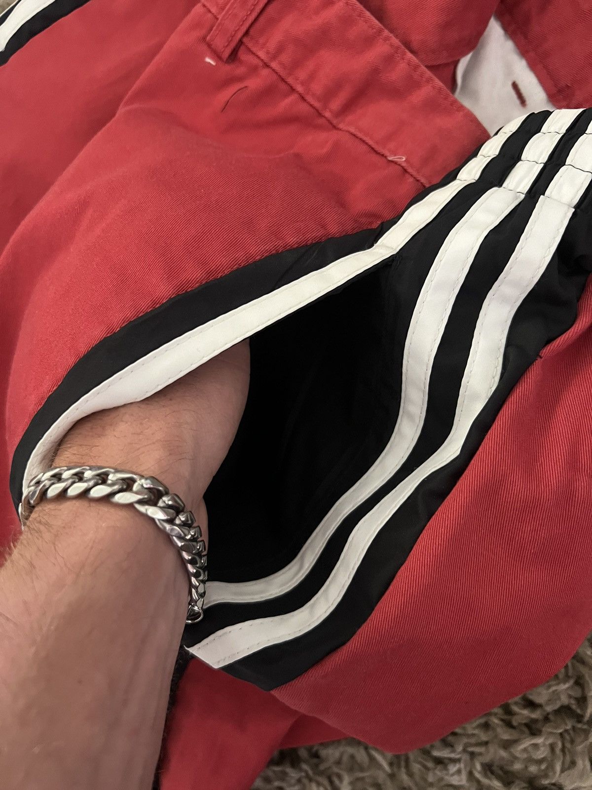 Handmade Cut n Sew Track Pants Size US 33 - 5 Thumbnail