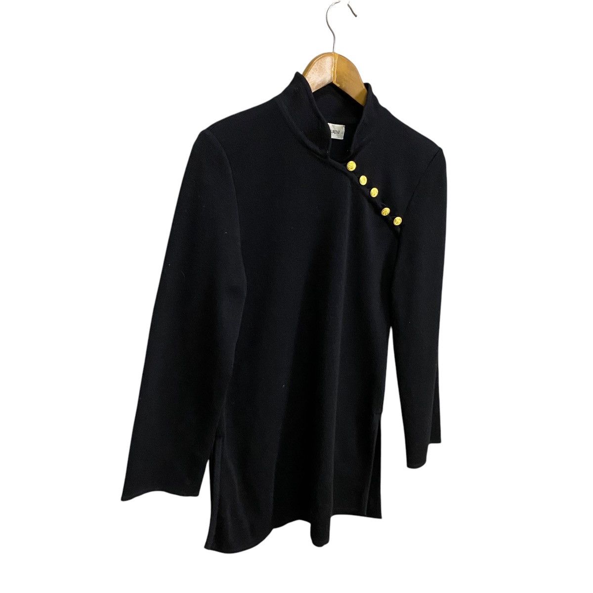 Yves Saint Laurent Yves Saint Laurent Assymmetrical bottom neck blouse Size S / US 4 / IT 40 - 2 Thumbnail