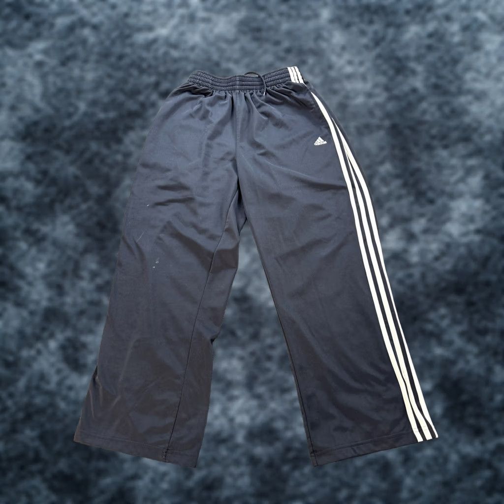 Adidas VINTAGE Adidas Track Pants Mens XL Blue Warm Ups Y2K Baggy 00s Mens XL Blue Track Pants Size US 36 / EU 52 - 1 Thumbnail