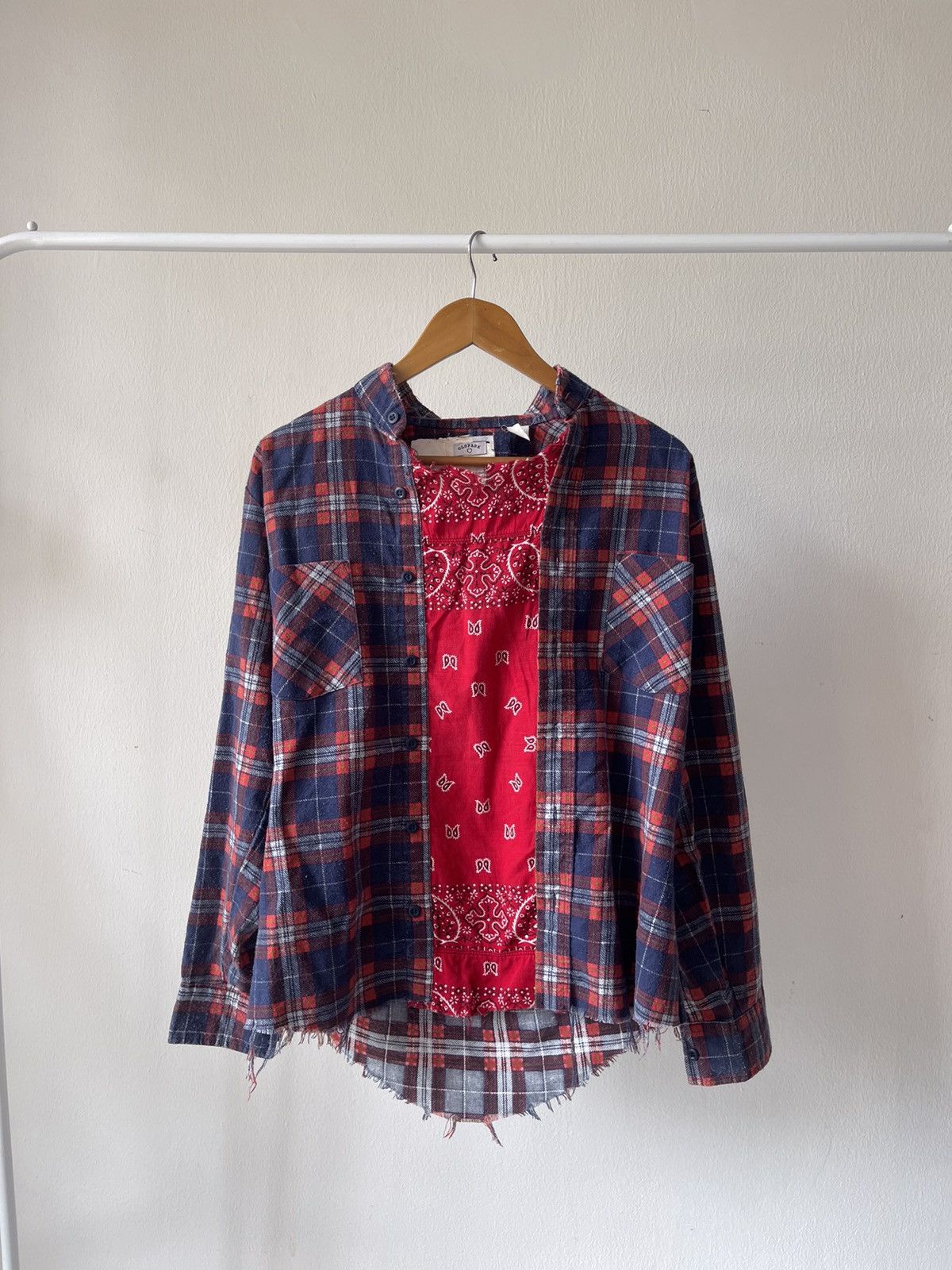Old Park Old Park Rework Plaid Bandana Shirt A1 Size US M / EU 48-50 / 2 - 3 Thumbnail