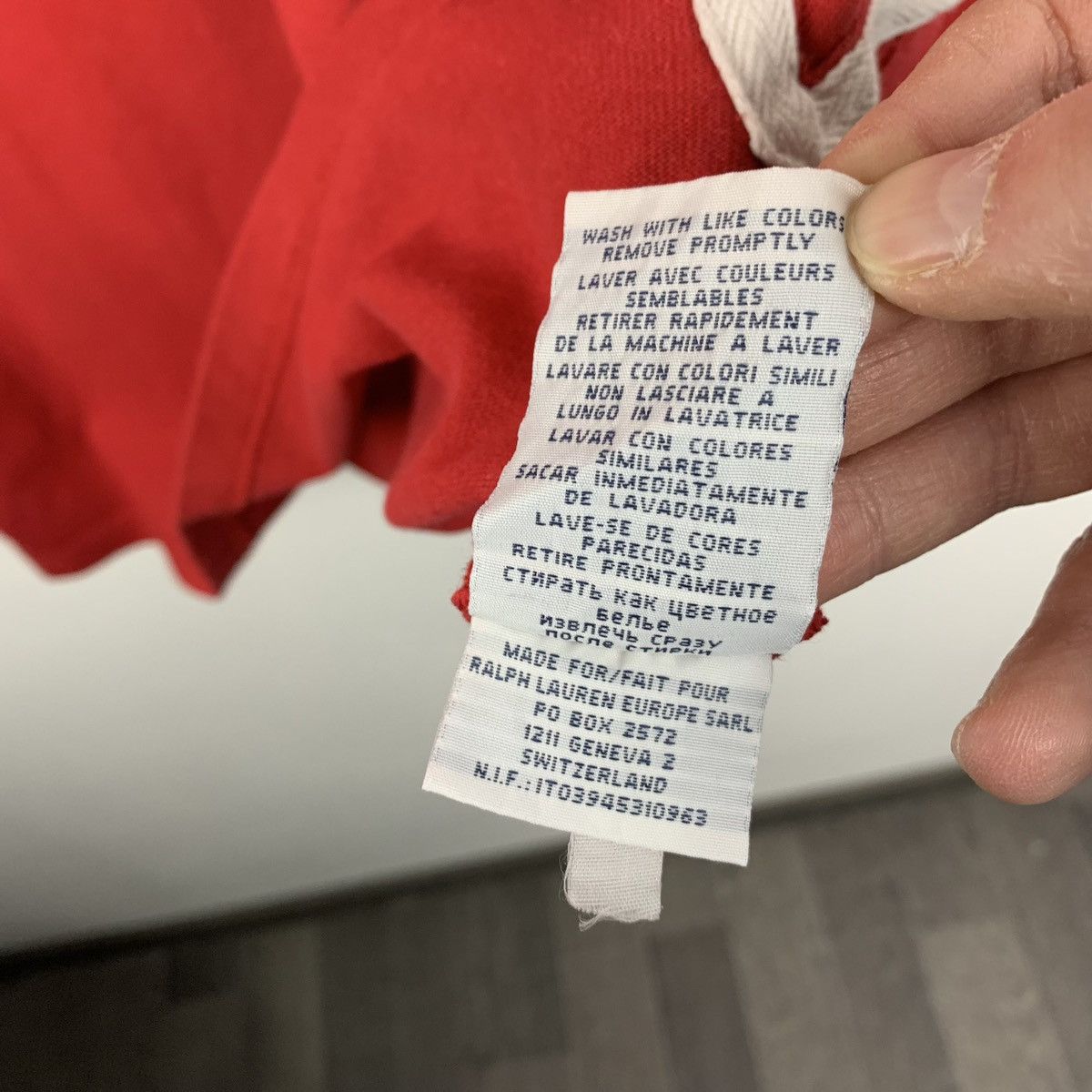 Polo Ralph Lauren Vintage Polo Ralph Lauren Big Logo Rugby Shirt Size M Red Size US M / EU 48-50 / 2 - 9 Thumbnail