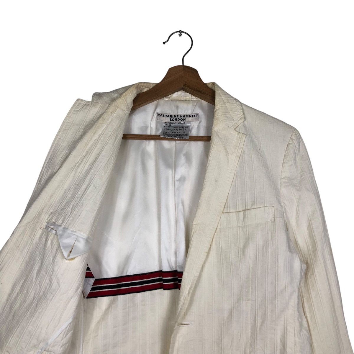 Japanese Brand × Katharine Hamnett London 📌Vintage Chore Biker Jacket Zipper Katharine Hamnett Size US M / EU 48-50 / 2 - 13 Thumbnail