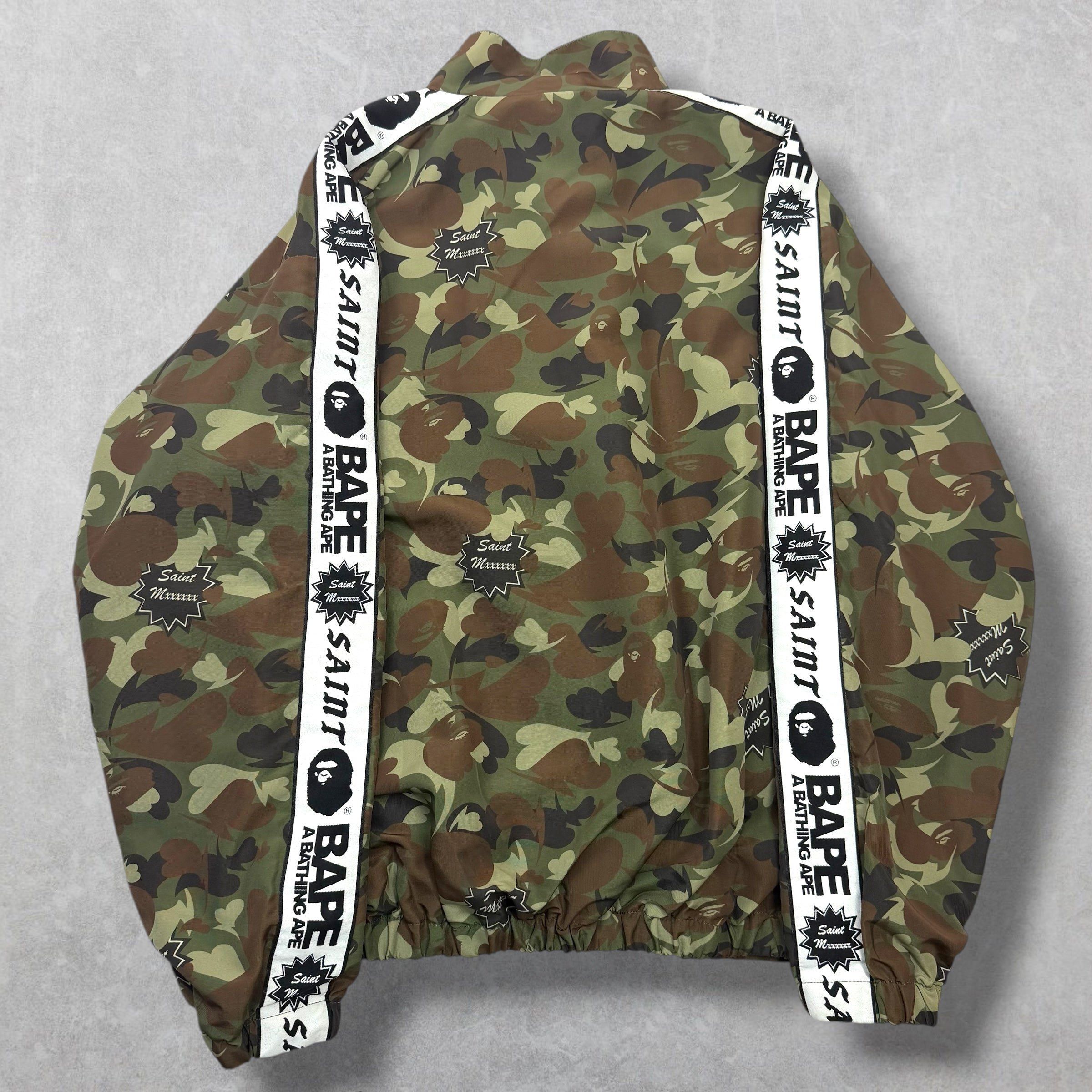 Saint Michael Saint Michael x Bape Camo Track Jacket M Size US M / EU 48-50 / 2 - 2 Thumbnail