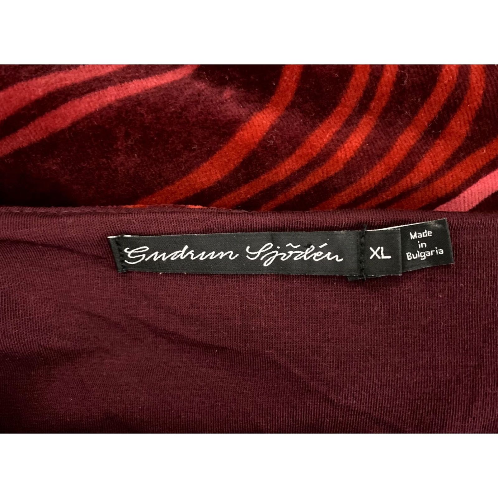 Vintage Gudrun Sjoden Womens Dress XL A-Line Dress Red Knee Length GBP Product Now Official 100% Genuine Size XL / US 12-14 / IT 48-50 - 5 Thumbnail