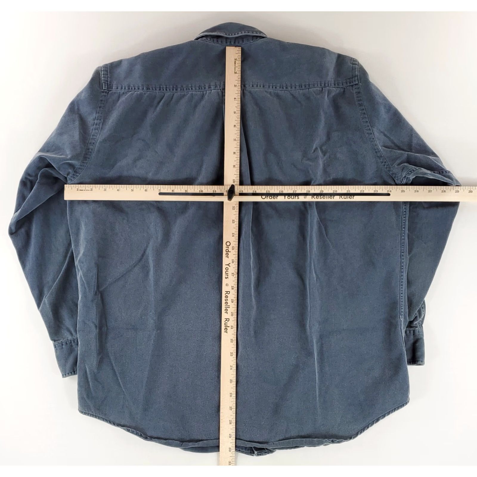 Brooks Brothers VINTAGE Brooks Brothers Button-Down Field Utility Shirt Mens L Blue Pockets Long Sleeve Size US L / EU 52-54 / 3 - 7 Thumbnail
