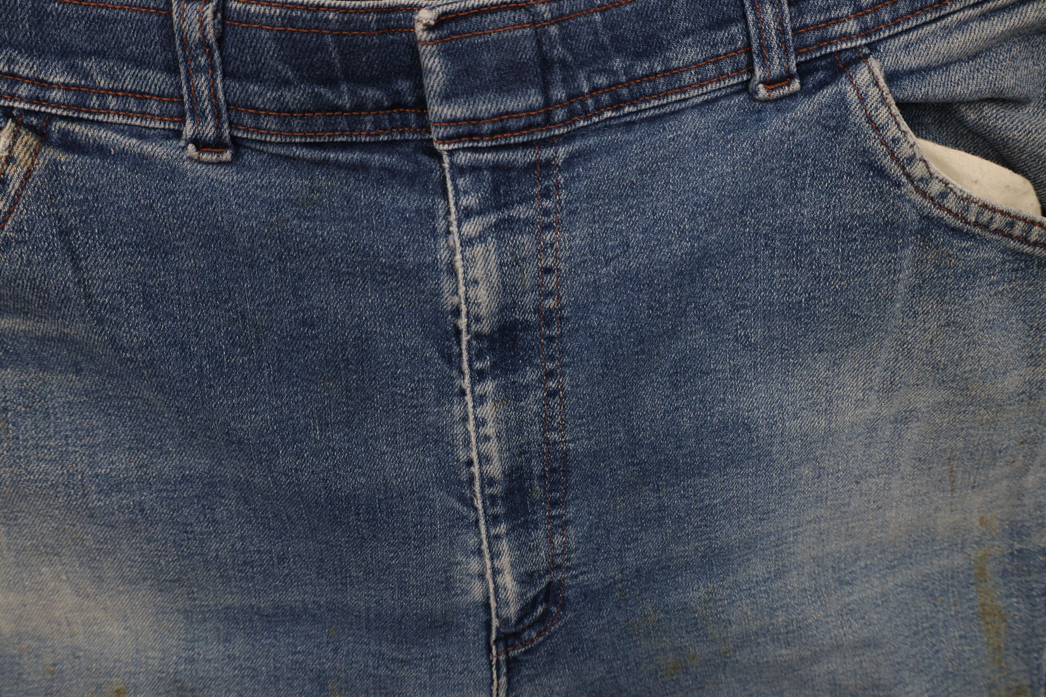 Vintage Vintage 70s Streetwear Flared Wide Leg Denim Jeans Blue USA Size US 40 / EU 56 - 8 Thumbnail