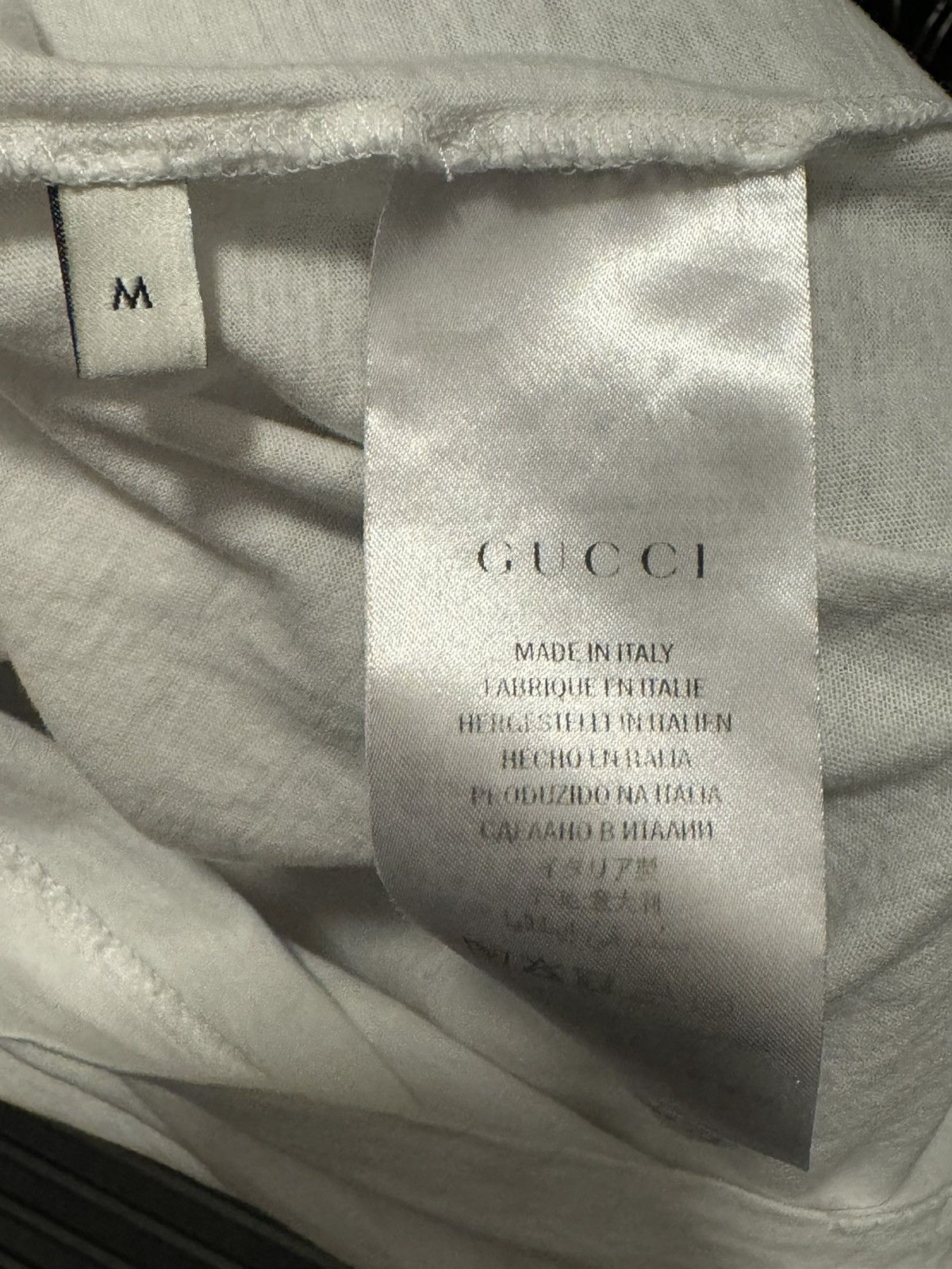 Gucci Gucci Oversized Logo Washed Tee White Size US M / EU 48-50 / 2 - 13 Thumbnail
