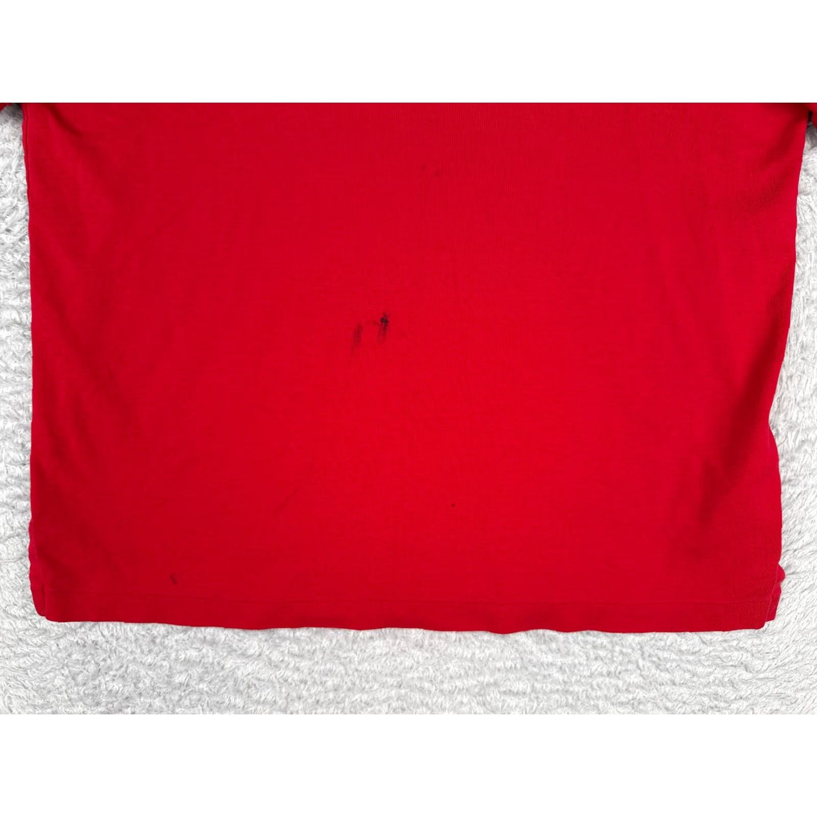 Ralph Lauren Ralph Lauren Polo Shirt Men Large Red 100% Cotton Jersey Polo Shirt Regular Fit Short Sleeve Size US L / EU 52-54 / 3 - 5 Thumbnail