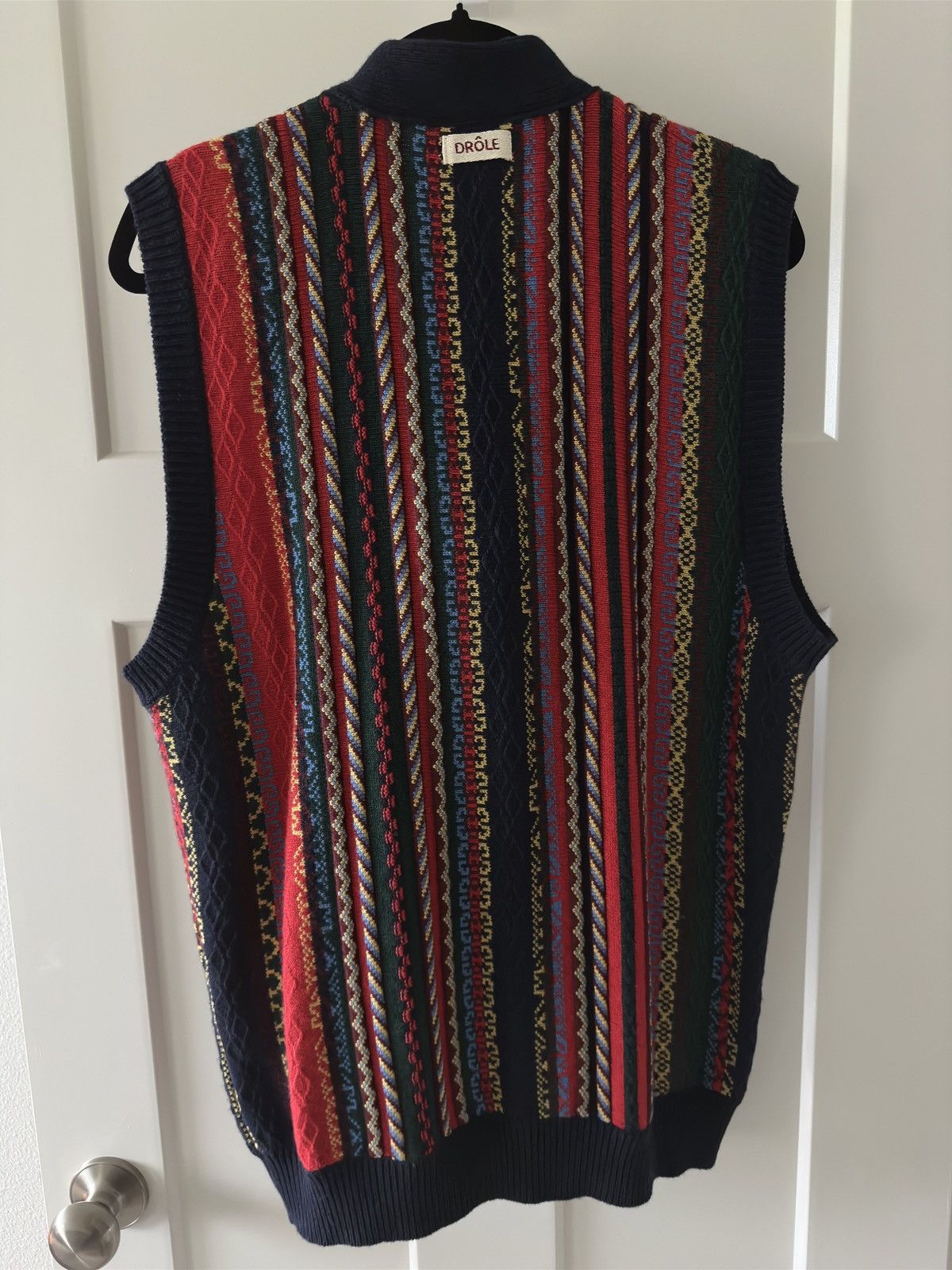 Drole De Monsieur Drôle de Monsieur Knit Cardigan Vest Le Sans Manche 90 Size US M / EU 48-50 / 2 - 5 Thumbnail