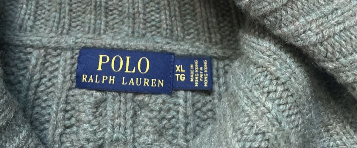 Polo Ralph Lauren Polo Ralph Lauren Aran Cable Knit Sweater Size US XL / EU 56 / 4 - 5 Thumbnail