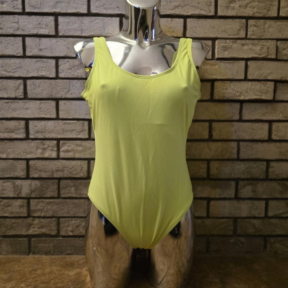 Designer Yellow Neon Baywatch NOBO Monokini Size ONE SIZE - 1 Thumbnail