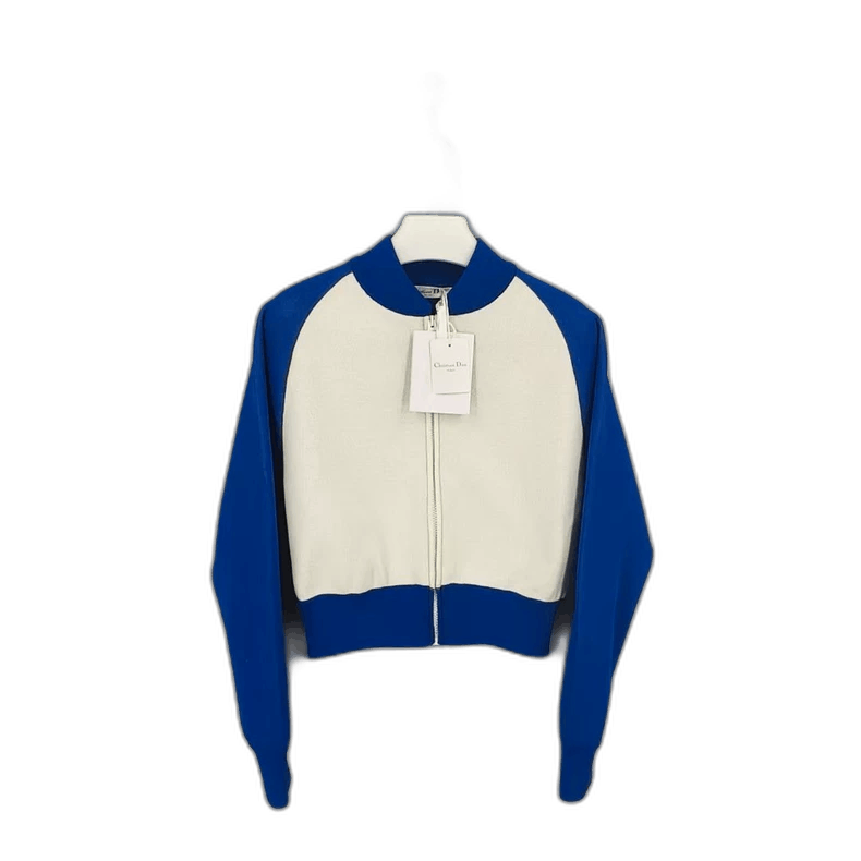 Dior dior vibe blue logo cropped jacket Size US S / EU 44-46 / 1 - 1 Thumbnail