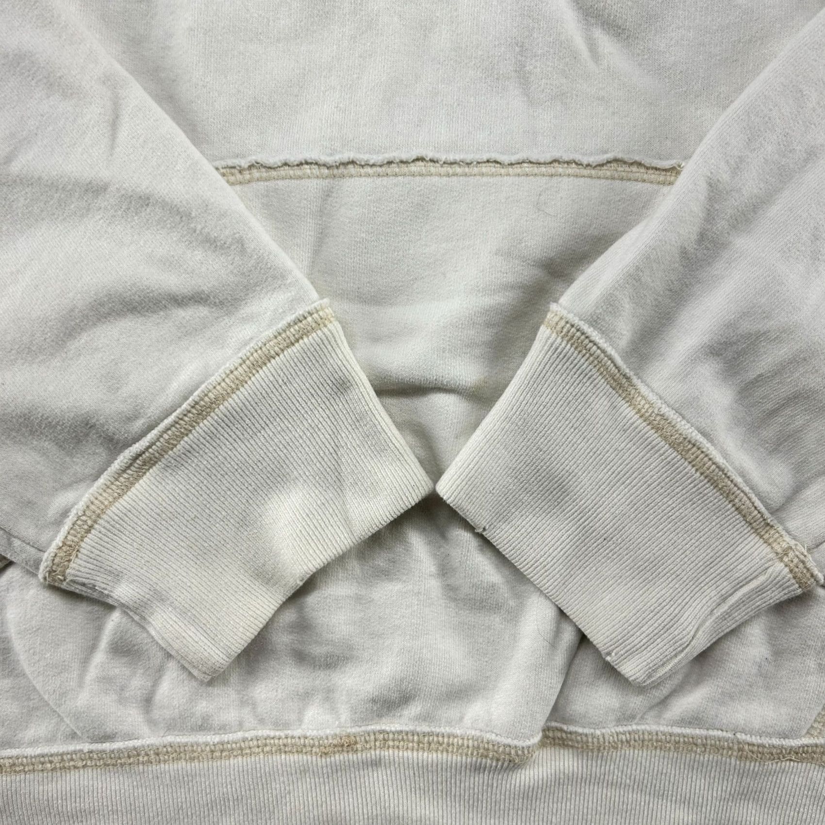 Aeropostale VINTAGE Aeropostale Hoodie Men L White Pullover Heavy Cotton Y2K Logo 80s 90s Size US L / EU 52-54 / 3 - 3 Thumbnail