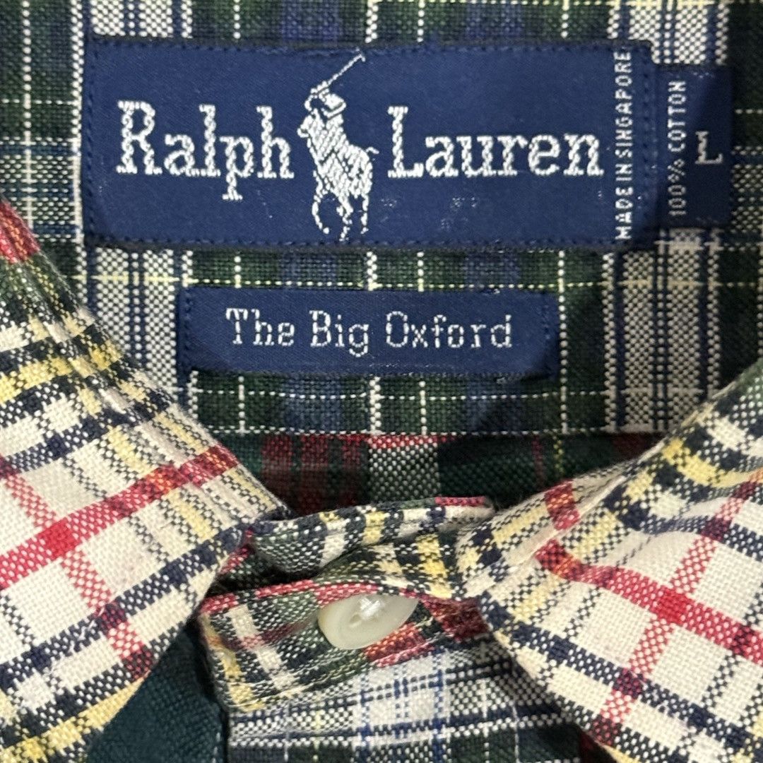 Polo Ralph Lauren Polo Ralph Lauren The Big Oxford Plaid Shirt Sz L Collector Size US L / EU 52-54 / 3 - 4 Thumbnail