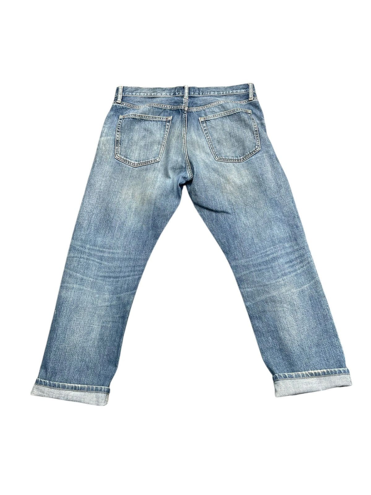 Japanese Brand × Uniqlo Uniqlo Selvedge Distresed Jeans Size US 36 / EU 52 - 7 Thumbnail