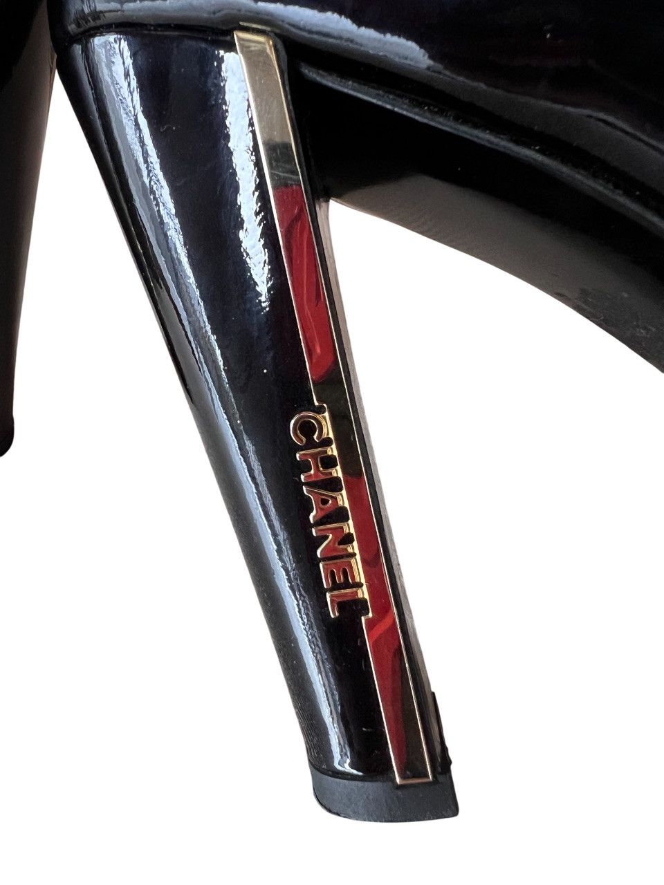 Chanel Ptanet leather heels Size US 9 / IT 39 - 4 Thumbnail