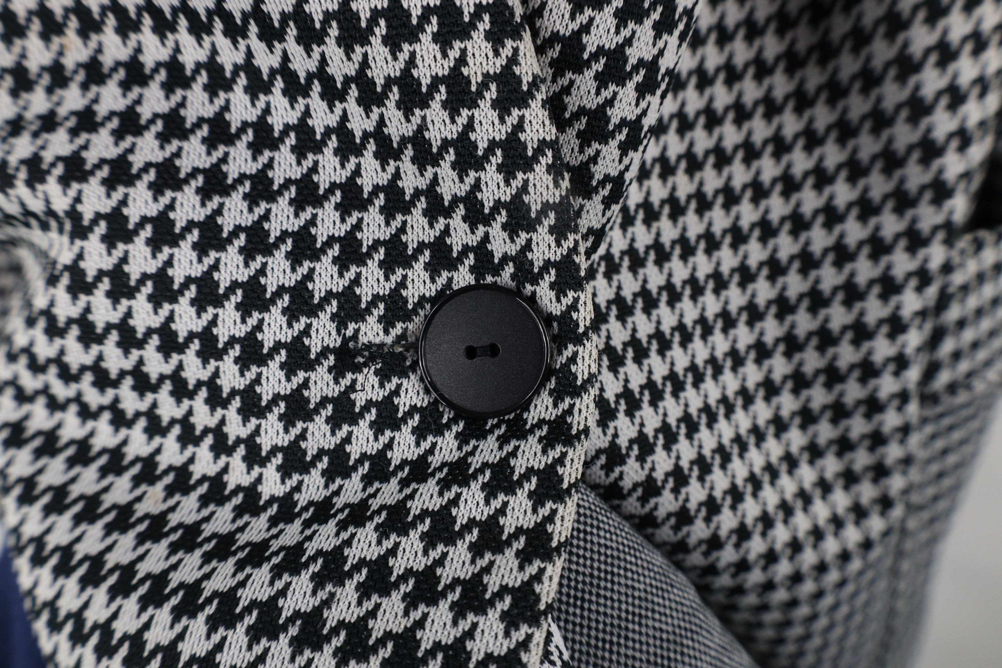 Vintage Vintage 90s Streetwear Knit One Button Blazer Jacket USA Size XL / US 12-14 / IT 48-50 - 5 Thumbnail