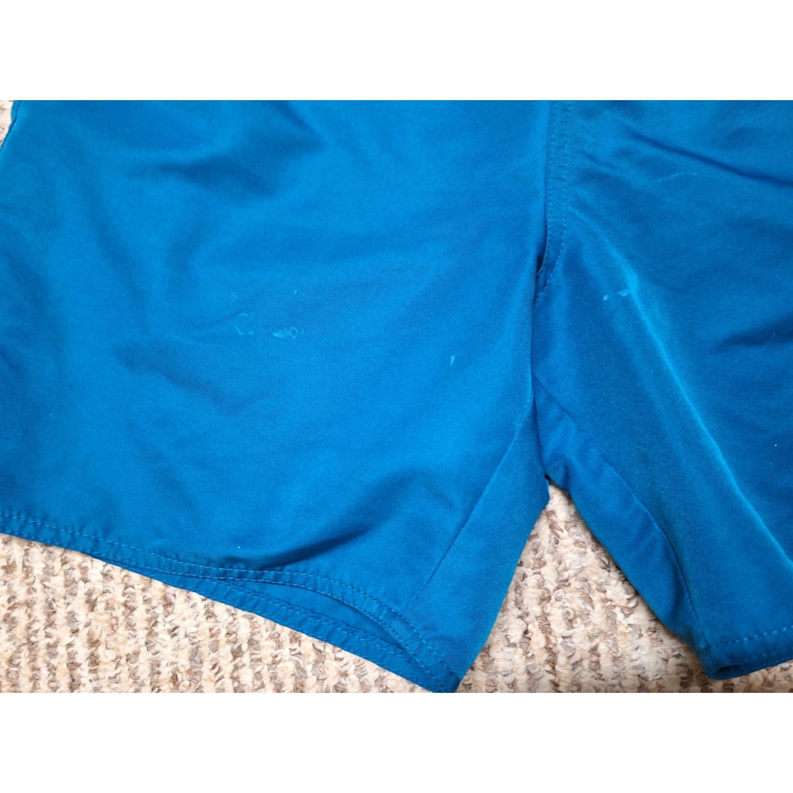 Vintage VINTAGE Stussy Mens Blue Retro Basketball Shorts M RARE Athletic Shorts Size US 31 - 3 Thumbnail
