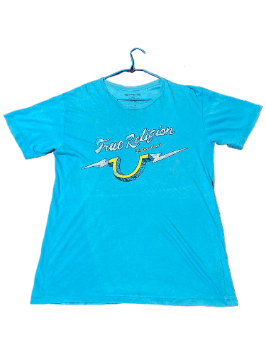 True Religion Vintage True Religion Y2K Logo Short Sleeve T-Shirt Size L Size US L / EU 52-54 / 3 - 1 Thumbnail